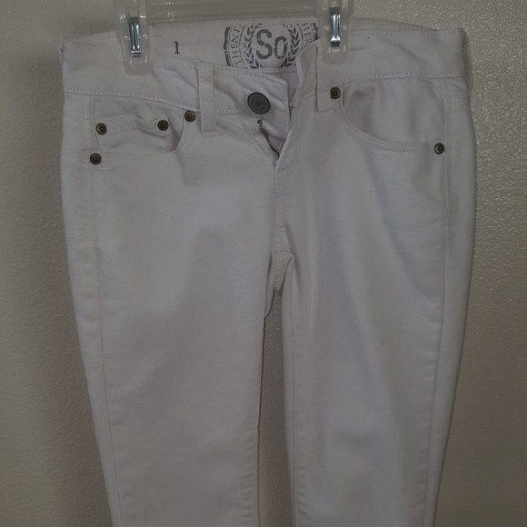 White Skinny Slim Fit Jeans - Picture 1 of 3